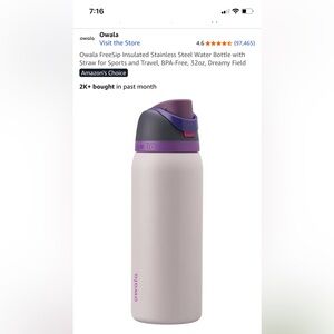 Purple Owala 32oz bottle